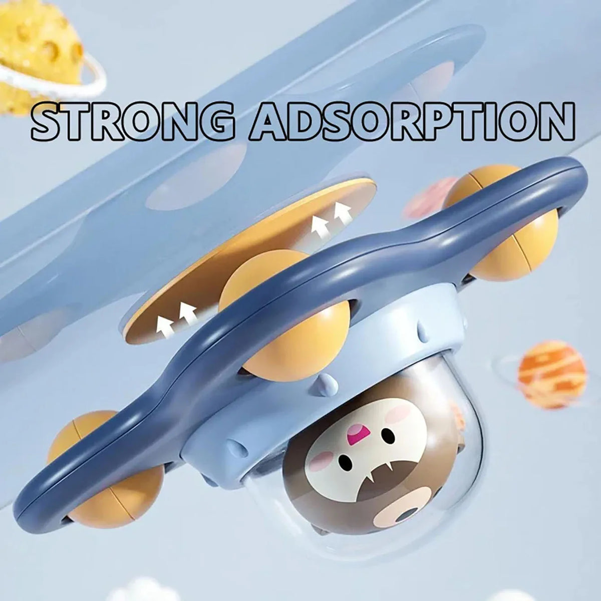 Baby Bath Spinner Toy – Suction Cup Sensory Bath Toy