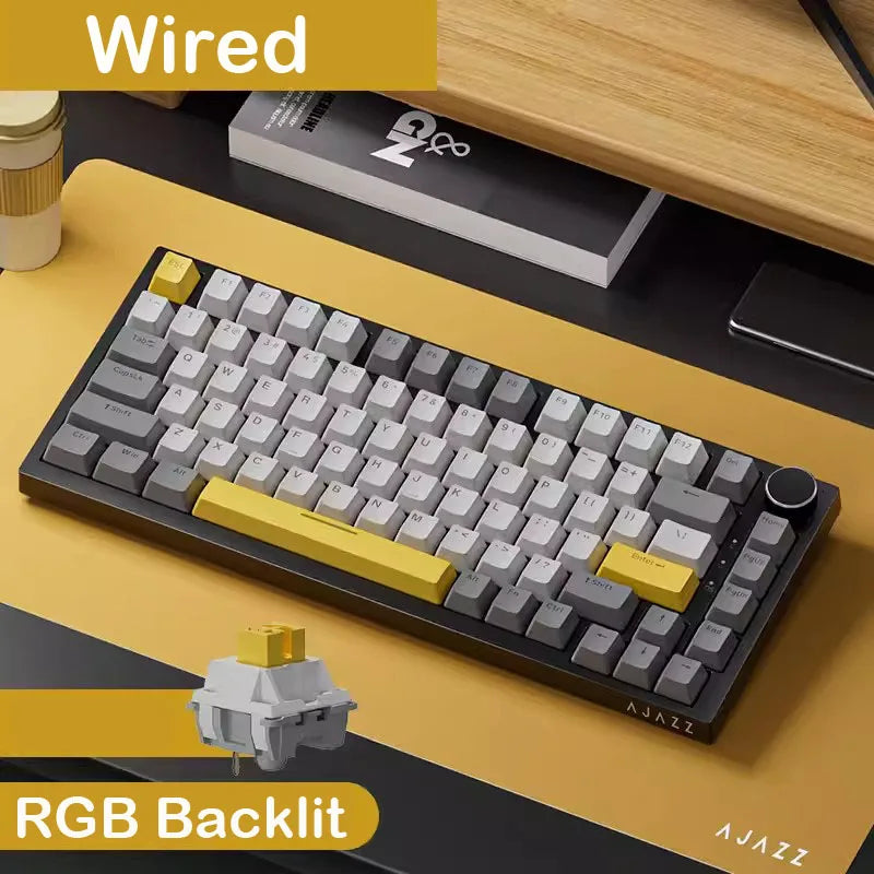 Wireless Mechanical Keyboard 82-Key RGB