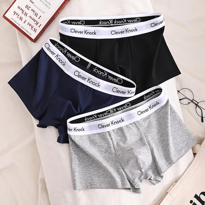 Men’s Cotton Boxer Shorts 3 Pack – Breathable Plus Size Underwear