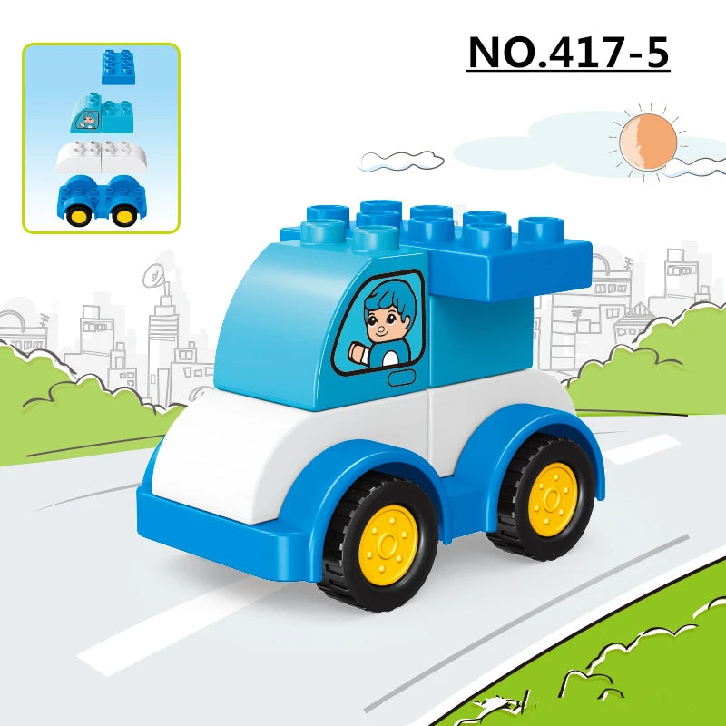 Train Building Blocks Set – Railway Track Model Construction Toy