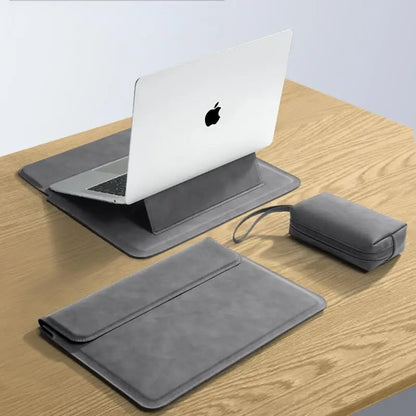 Laptop Sleeve Case Water Resistant PU Cover for 11–16 Inch Laptops