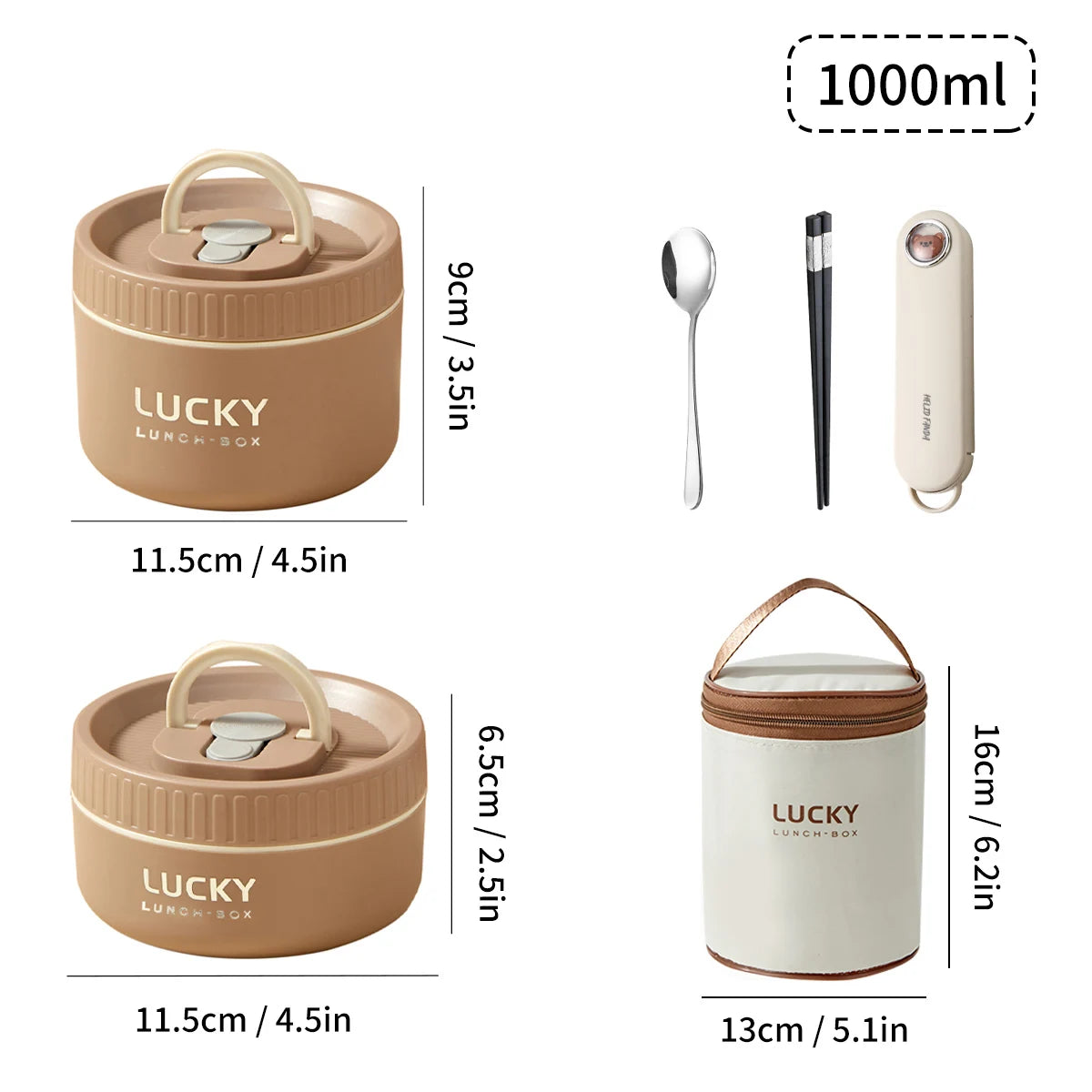 Insulated Stainless Steel Bento Box