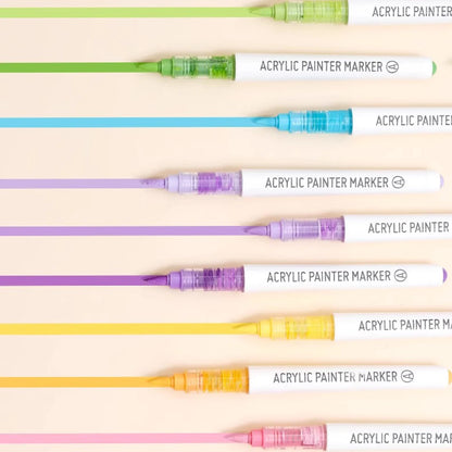 Acrylic Paint Markers Set