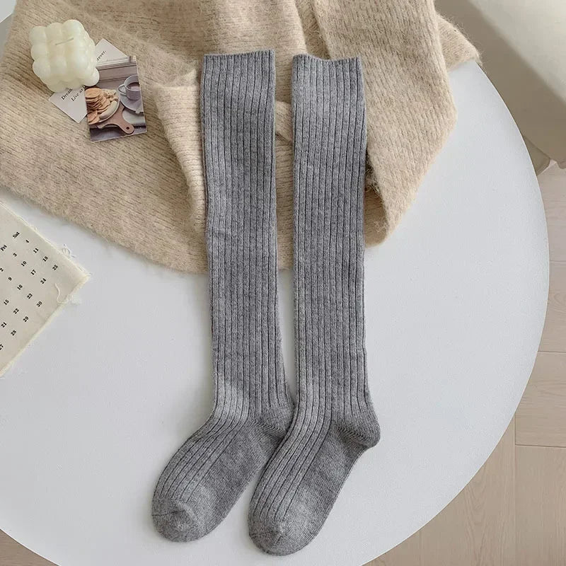 Thermal Knee High Socks for Women – Thick Winter Socks