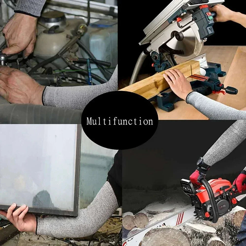 Cut Resistant Arm Sleeves Level 5 Protective Safety Guards 30-35cm