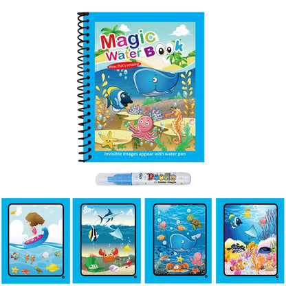 Magic Water Coloring Book