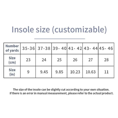 Arch Support Insoles EVA Sports Shock Absorbing Shoe Inserts