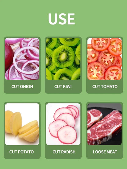 Onion Slicer Stainless Steel Vegetable Cutter & Onion Holder
