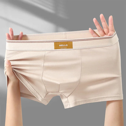 Men’s Boxer Briefs – Mid-Waist Stretch Knit Underwear