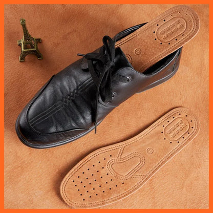 Leather Insoles Cowhide Breathable Deodorizing Shoe Inserts