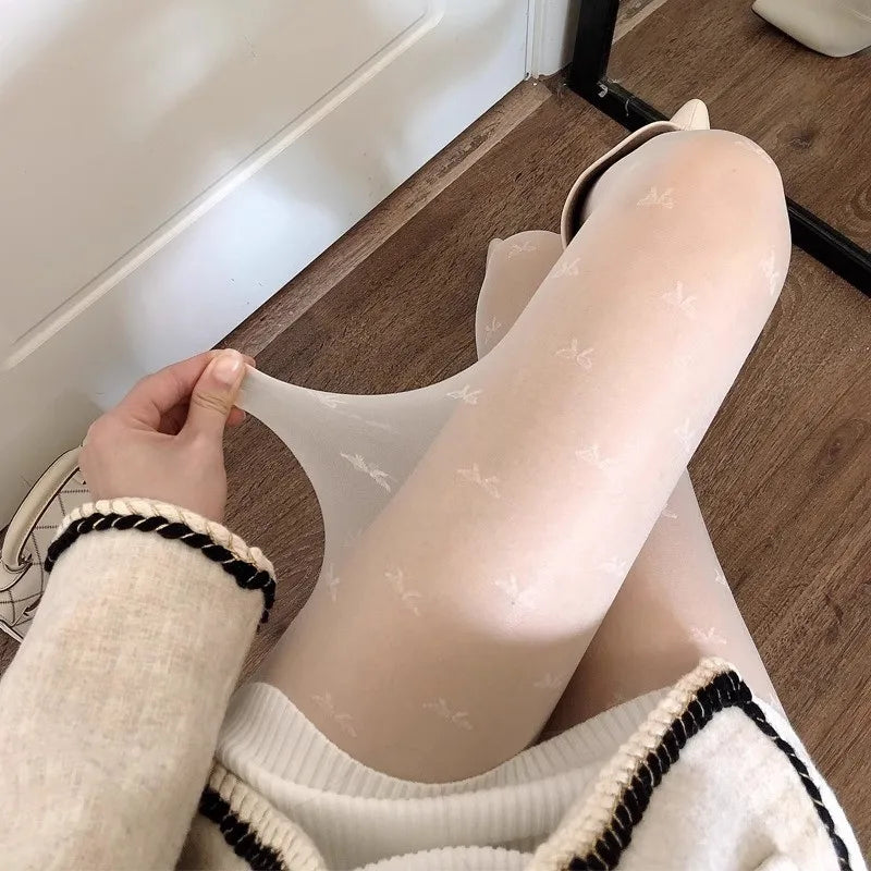 Thigh High Stockings for Women – Lace Black White Socks