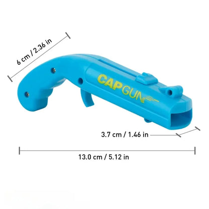 Portable Bottle Opener with Cap Launcher for Parties & Bar