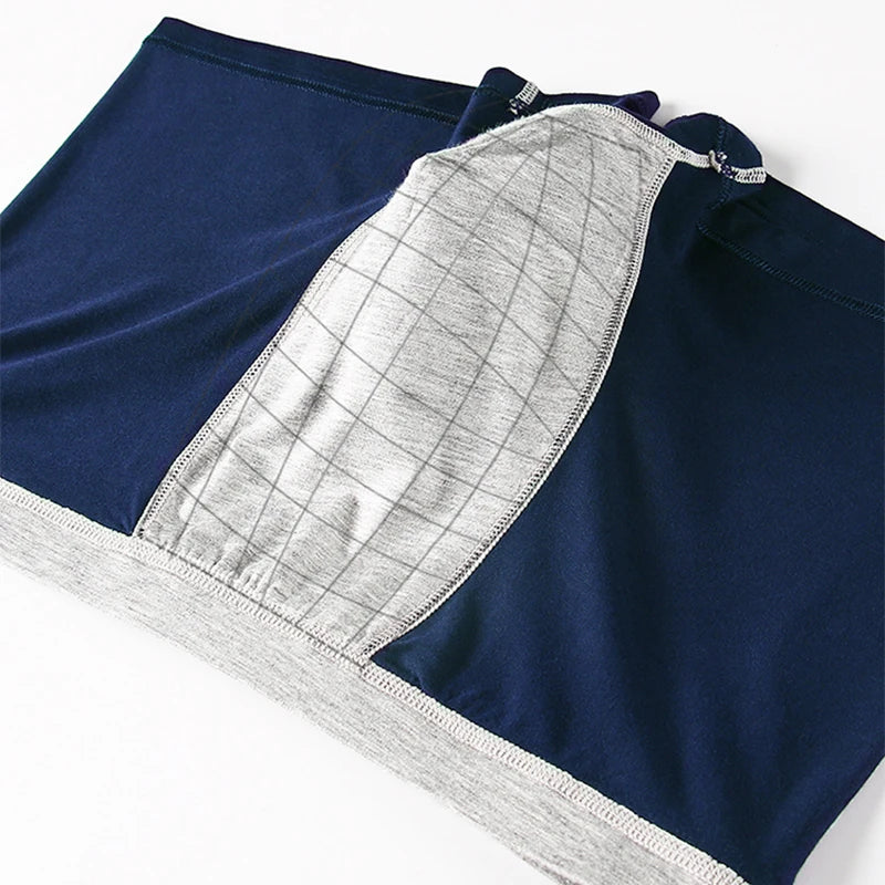 Men’s Modal Boxer Shorts – Breathable Mesh Underwear 3-Piece Set