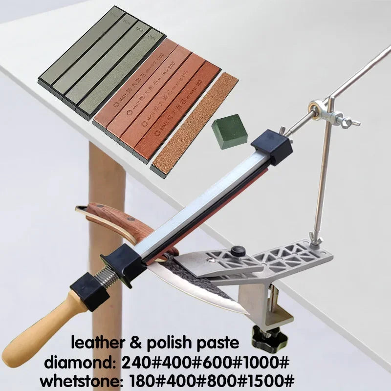 Knife Sharpener Fixed Angle Diamond Sharpening Stone for Kitchen Knives