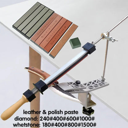 Knife Sharpener Fixed Angle Diamond Sharpening Stone for Kitchen Knives