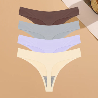 Seamless Women’s Underwear – 4-Piece Invisible Panties Set