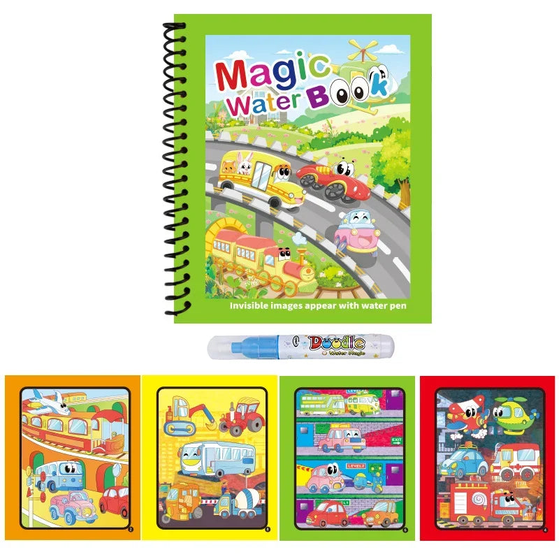 Magic Water Coloring Book