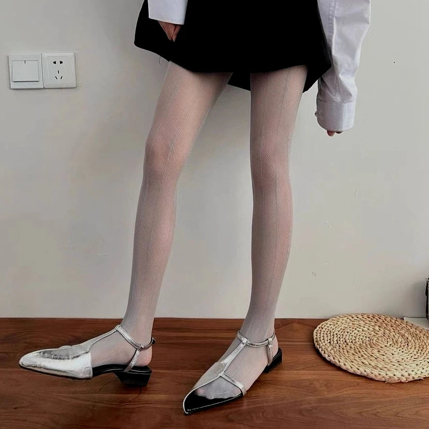 Fishnet Tights – Lace Rhombus Patterned Style