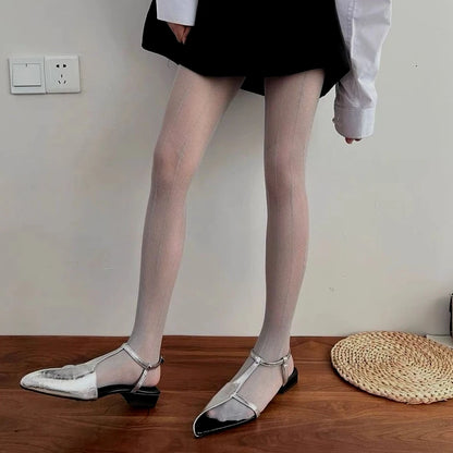 Fishnet Tights – Lace Rhombus Patterned Style
