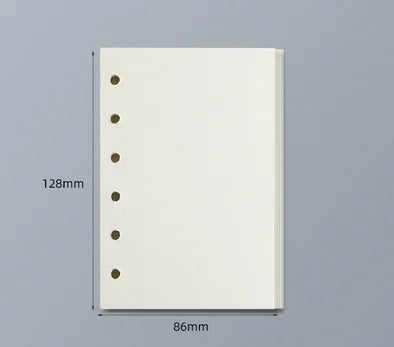 Loose Leaf Notebook Refill – A5 A6 A7 Lined, Blank & Grid Paper