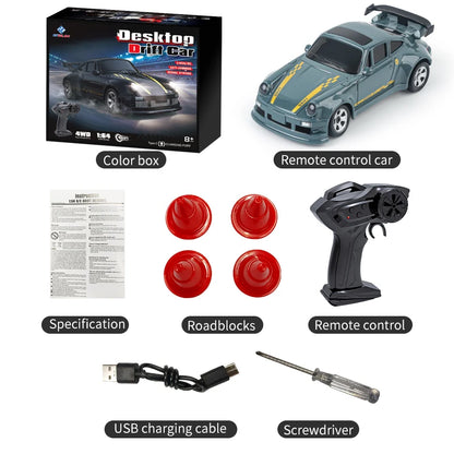 1:64 RC Drift Car – Mini Remote Control Racing Car