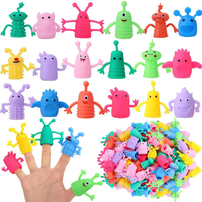Monster Finger Fidget Toys – Soft Silicone Finger Toppers