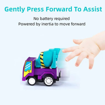 Mini Pull Back Cars – 6-Piece Construction Vehicle Set