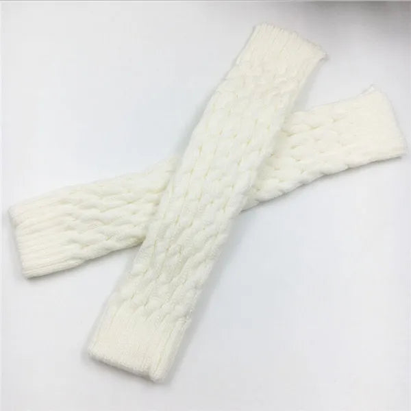 Women's Leg Warmers Knit Winter Leg Warmer Socks 40cm