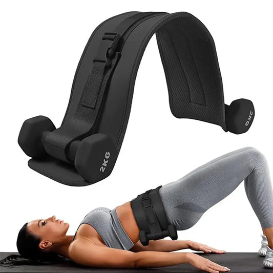 Weighted Waist Belt – Adjustable Hip Bridge Belt for Home Workouts