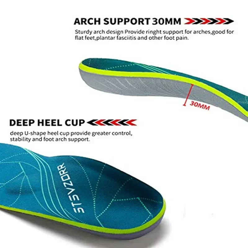 Arch Support Insoles – EVA Orthotic Shoe Inserts for Men & Women