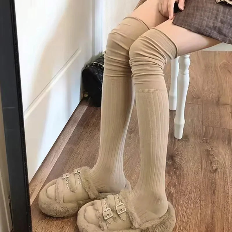Women’s Thigh High Socks – Warm Knitted Boot Style