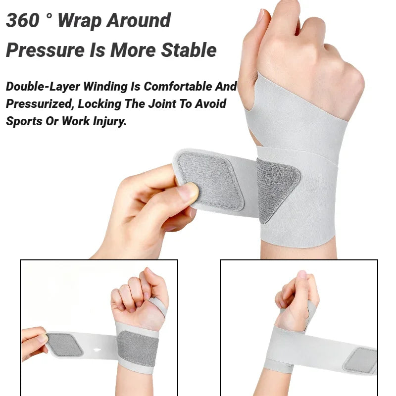 Wrist Support Strap – Adjustable Breathable Gym Exercise Brace