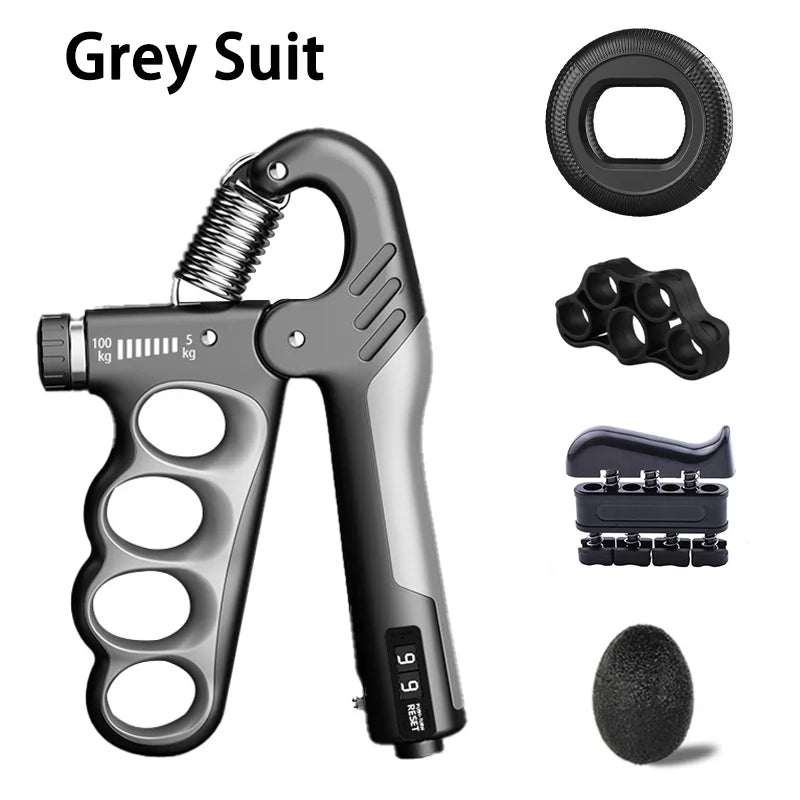 Adjustable Hand Grip Strengthener 5-100kg for Finger & Wrist Training
