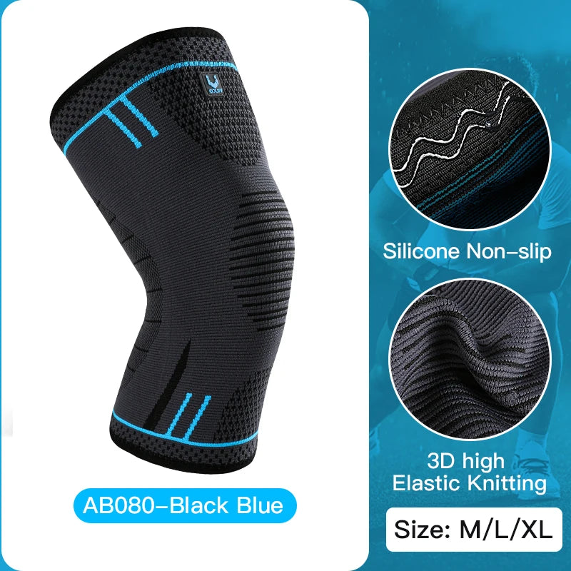 Compression Knee Sleeve Breathable Support for Basketball & Running