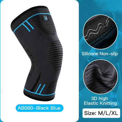 Compression Knee Sleeve Breathable Support for Basketball & Running