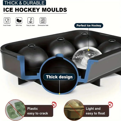 Silicone Ice Ball Mold – Ice Cube Tray for Cocktails & Freezer