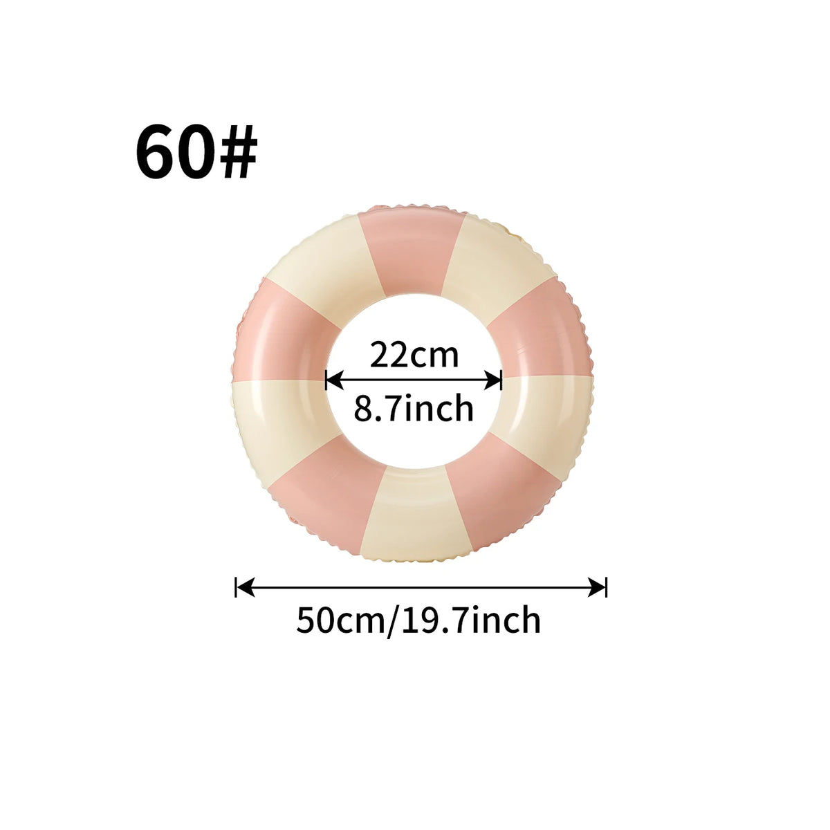 Inflatable Swimming Ring Macaron Pool Float for Summer Pool Parties