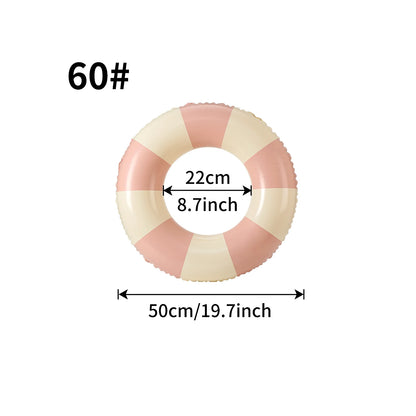 Inflatable Swimming Ring Macaron Pool Float for Summer Pool Parties