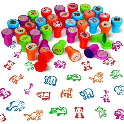 Self Inking Stamp Set – 10 Assorted DIY Craft Stamps