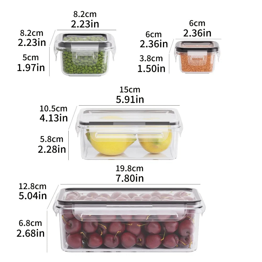 Airtight Food Storage Containers | 8-Piece Set
