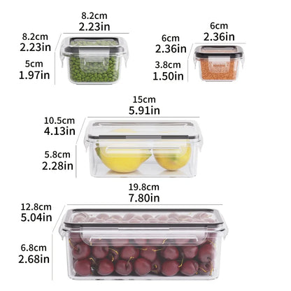 Airtight Food Storage Containers | 8-Piece Set