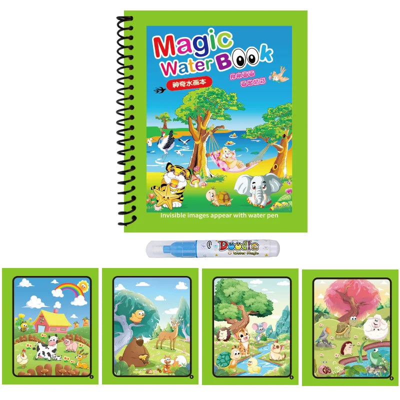 Magic Water Coloring Book