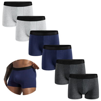 Men’s Boxer Shorts 6 Pack – Soft Cotton Stretch Underwear