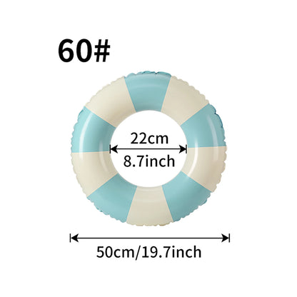 Inflatable Swimming Ring Macaron Pool Float for Summer Pool Parties