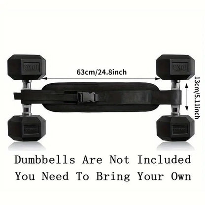 Weighted Waist Belt – Adjustable Hip Bridge Belt for Home Workouts