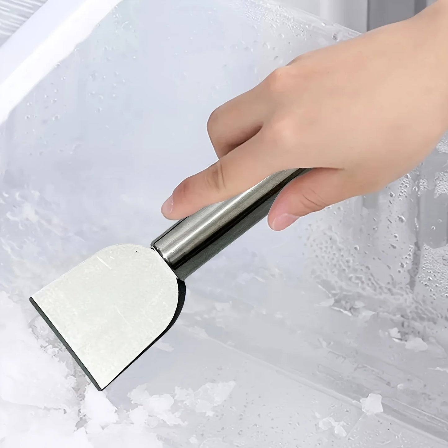 Stainless Steel Cleaning Scraper Metal Glue Remover Kitchen Tool
