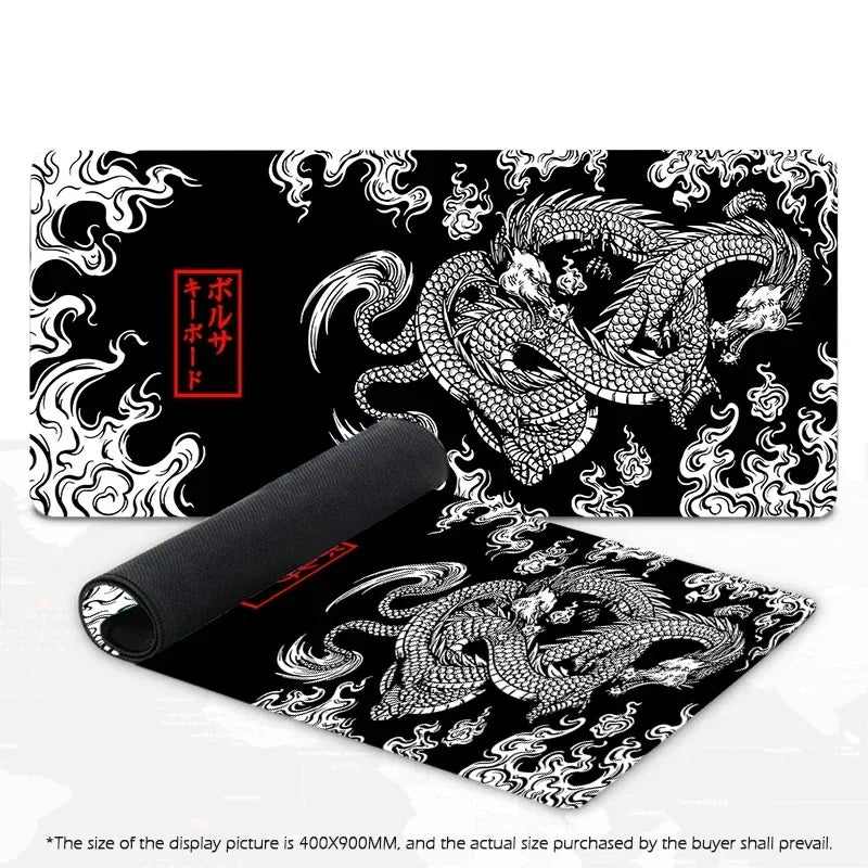 Gaming Mouse Pad – Dragon Theme Speed Desk Mat for Keyboard