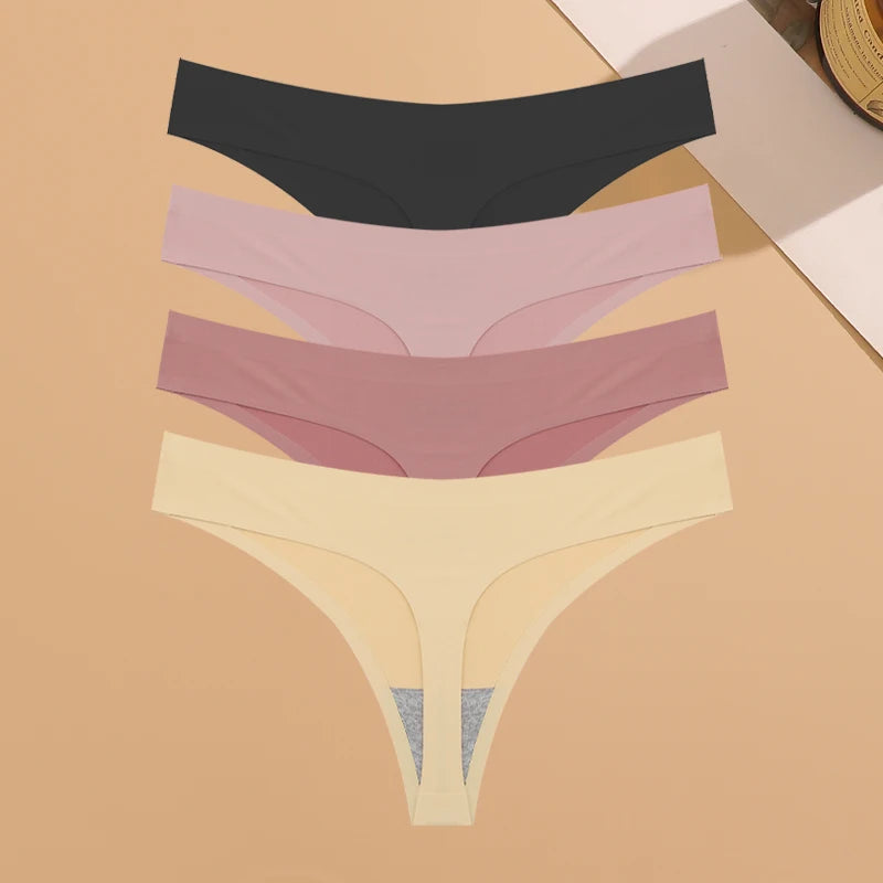 Seamless Women’s Underwear – 4-Piece Invisible Panties Set