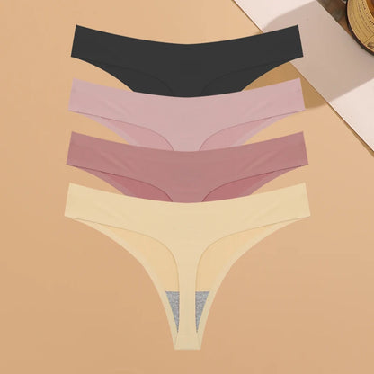 Seamless Women’s Underwear – 4-Piece Invisible Panties Set