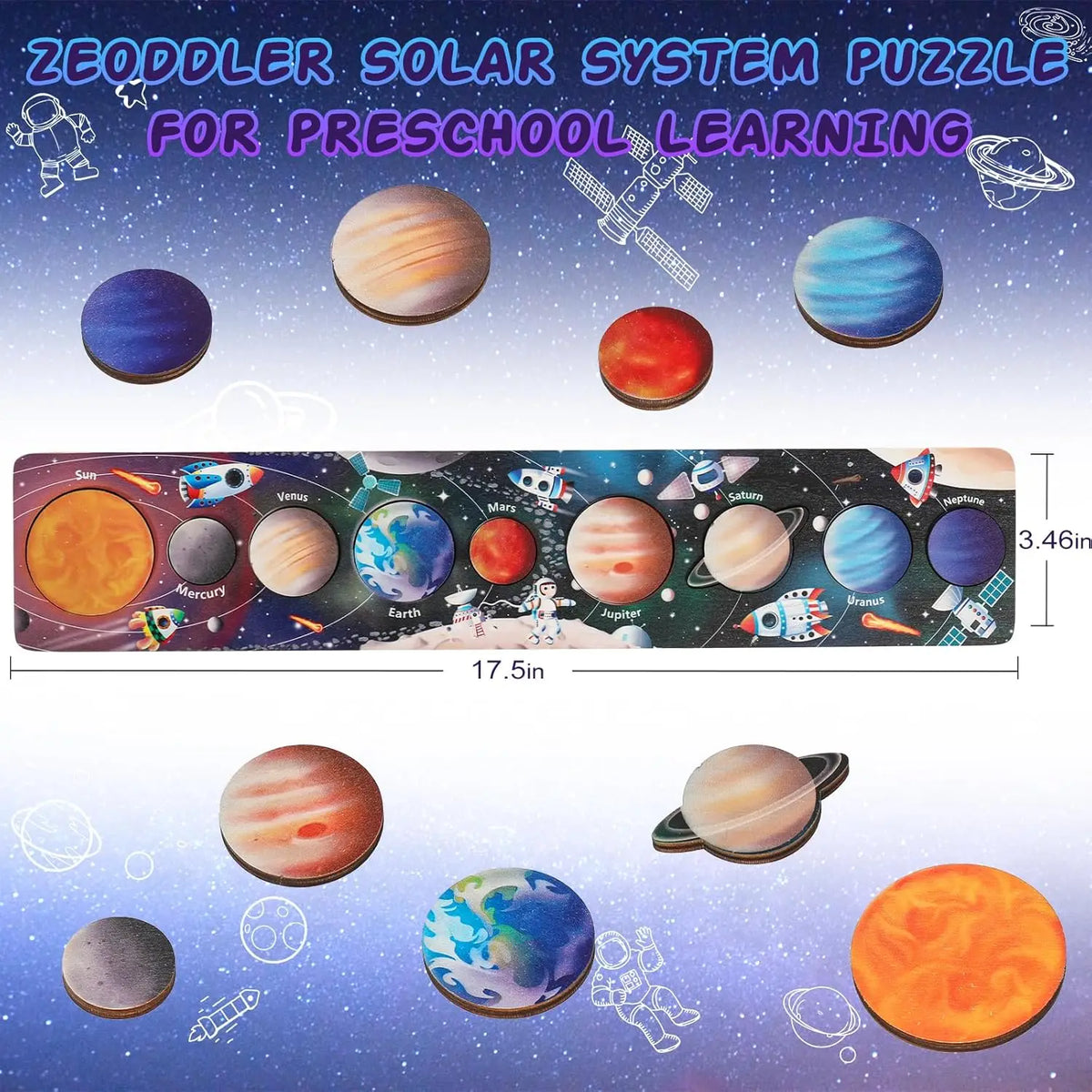 Solar System Puzzle for Kids